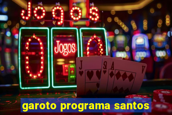 garoto programa santos